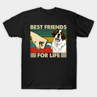 Paw-some Peaks St. Bernard Pride, Tee Best Friends For Life T-Shirt